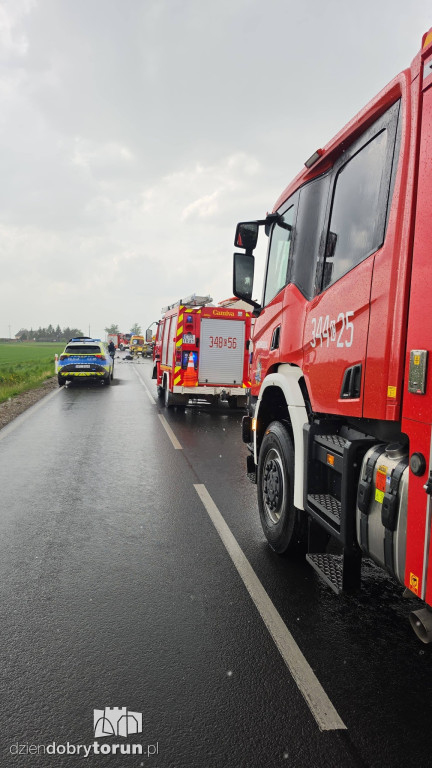 Zdarzenie drogowe w gminie Łubianka