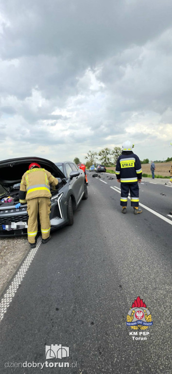 Zdarzenie drogowe w gminie Łubianka