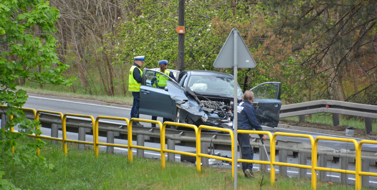 Wypadek między Toruniem, a Bydgoszczą