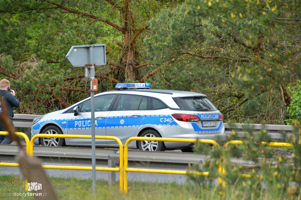 Wypadek między Toruniem, a Bydgoszczą
