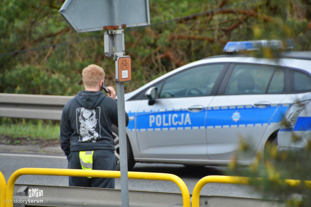 Wypadek między Toruniem, a Bydgoszczą