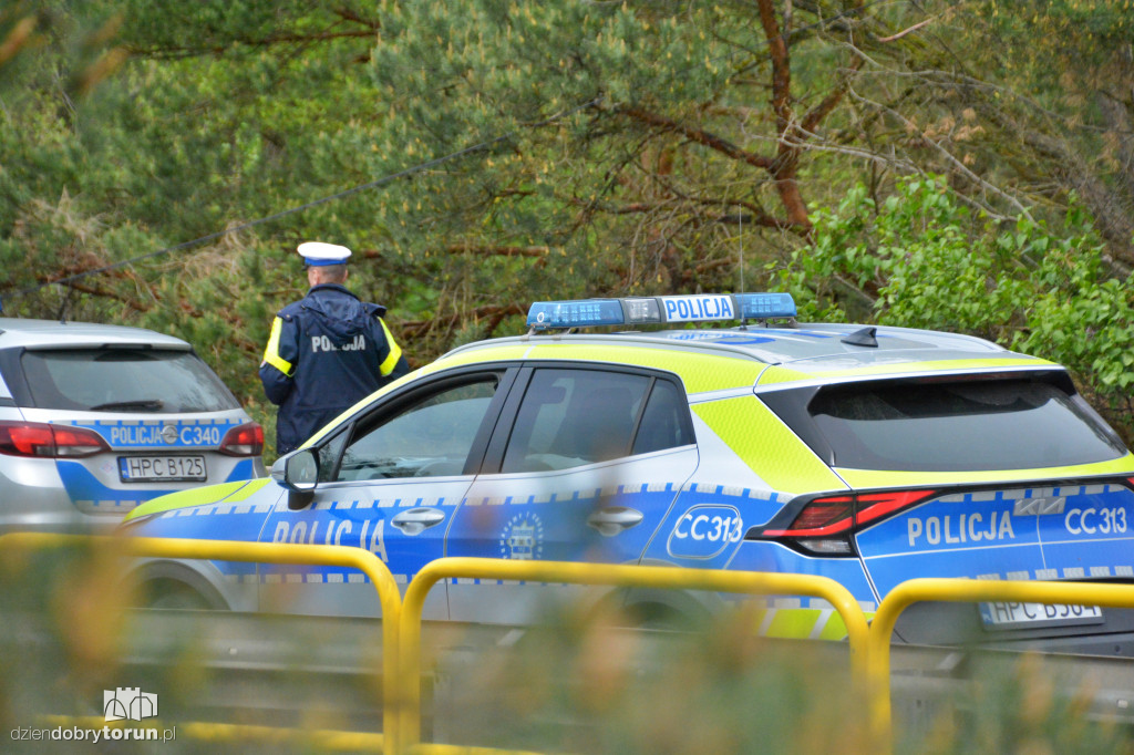 Wypadek między Toruniem, a Bydgoszczą