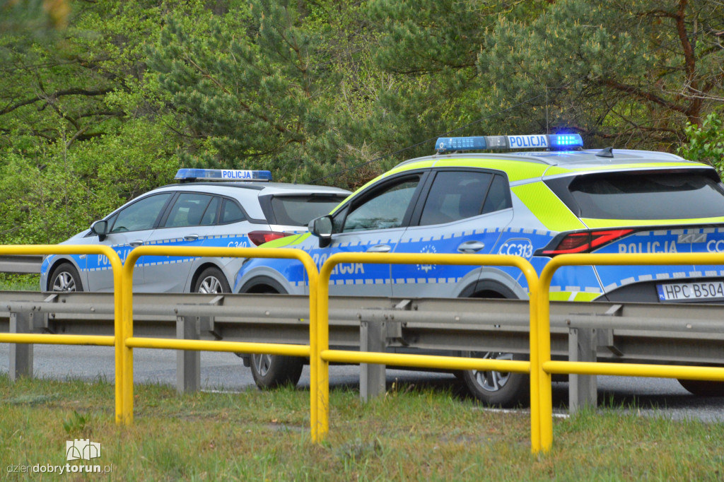 Wypadek między Toruniem, a Bydgoszczą