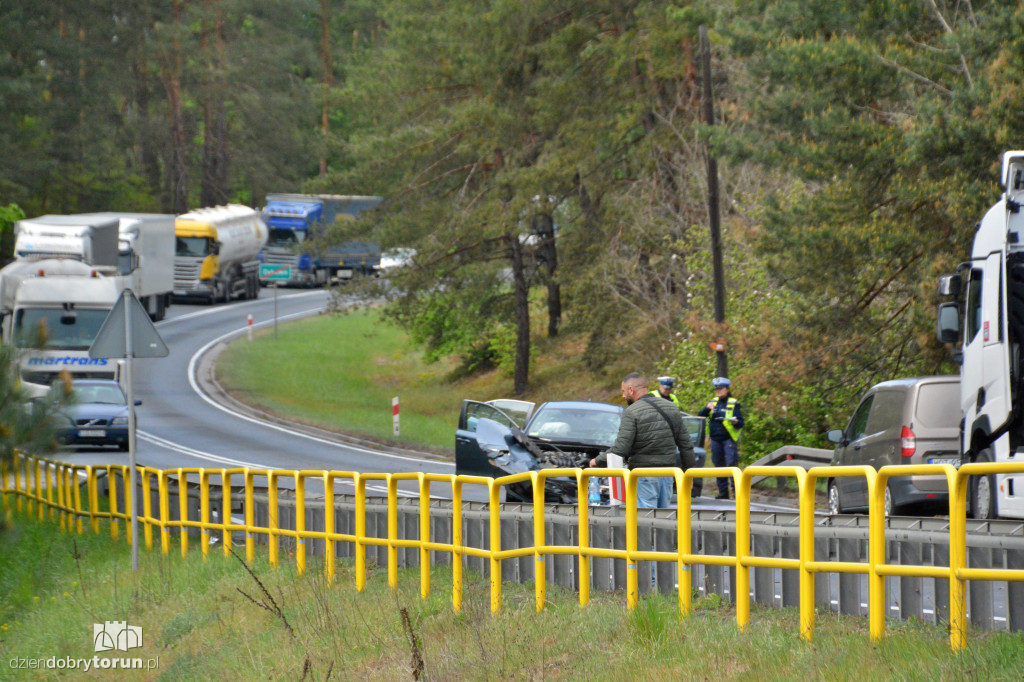 Wypadek między Toruniem, a Bydgoszczą