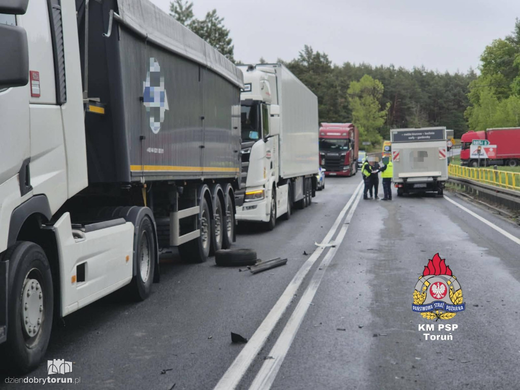 Wypadek między Toruniem, a Bydgoszczą