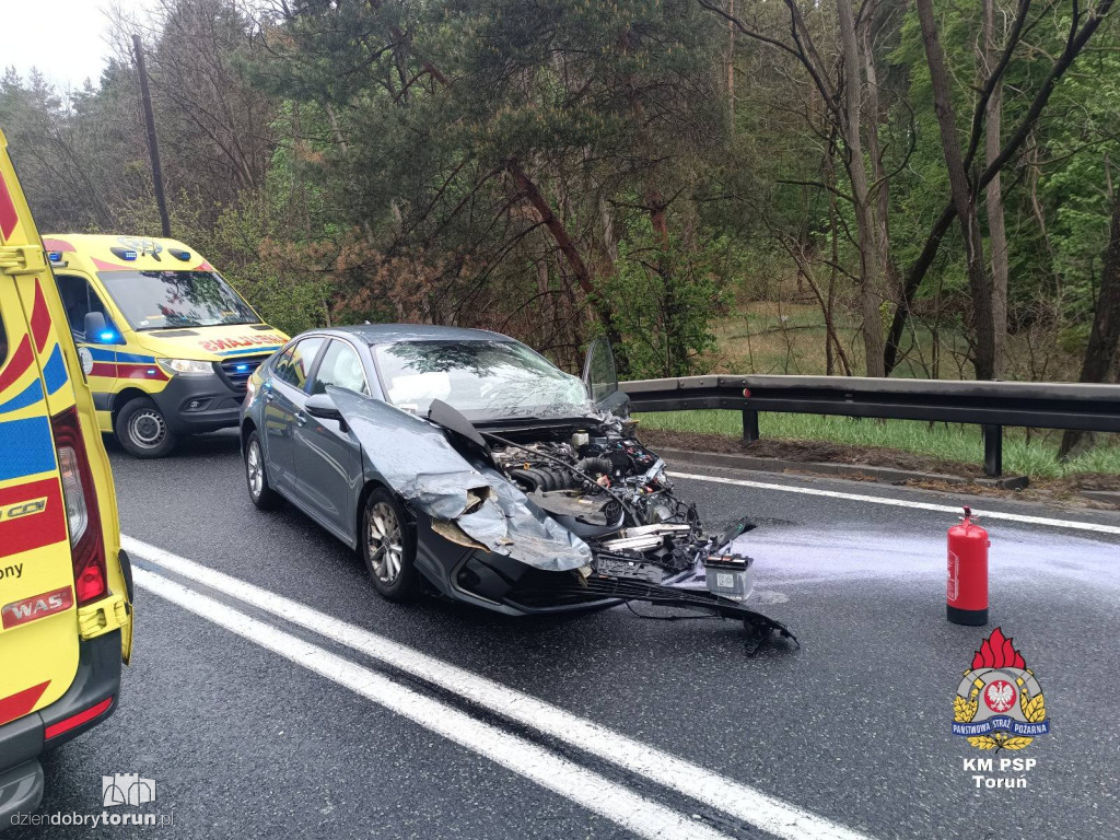Wypadek między Toruniem, a Bydgoszczą