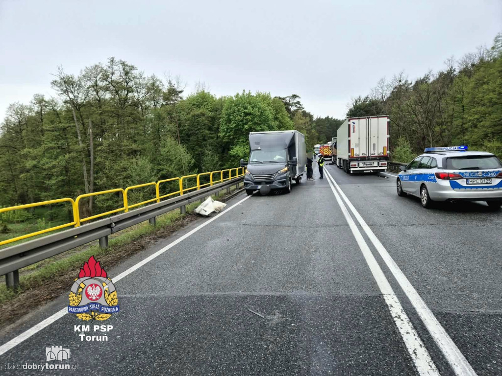 Wypadek między Toruniem, a Bydgoszczą