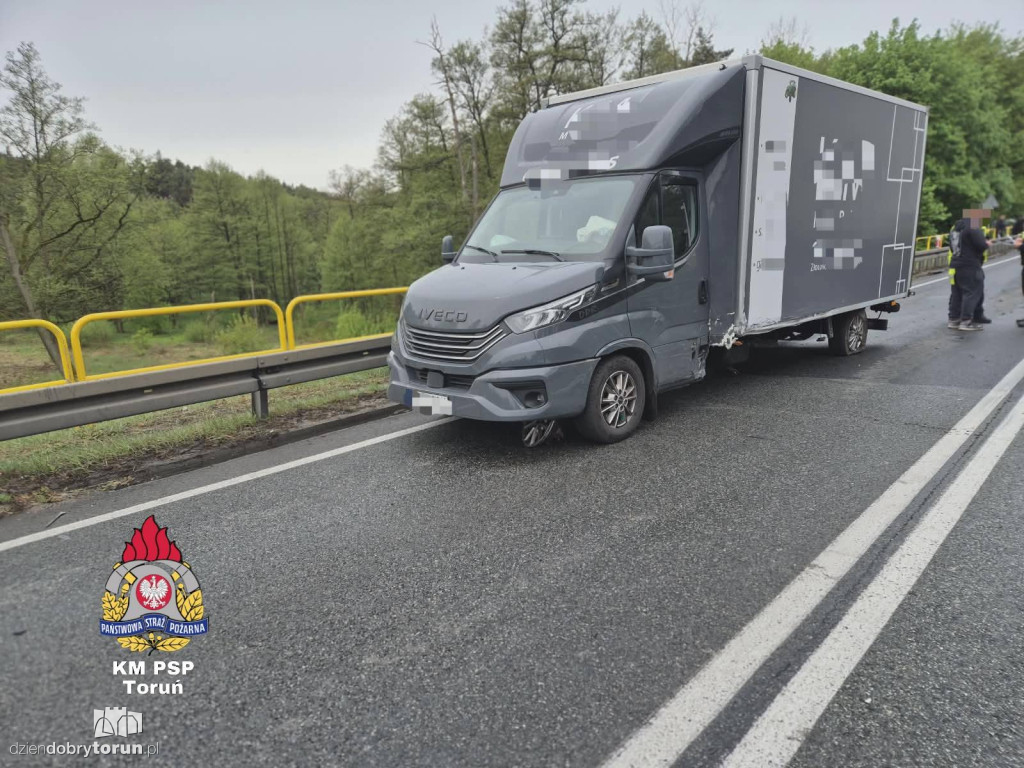 Wypadek między Toruniem, a Bydgoszczą