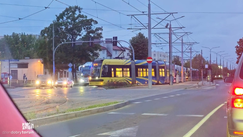 Zdarzenie na skrzyżowaniu Broniewskiego i Reja