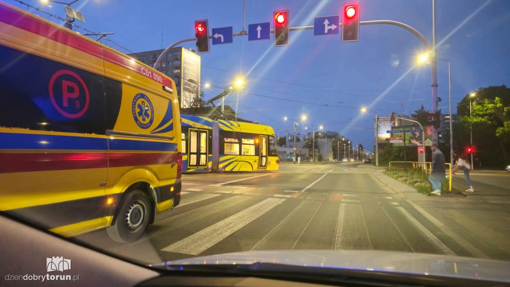Zdarzenie na skrzyżowaniu Broniewskiego i Reja