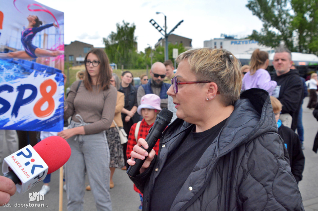 Protest rodziców ws. toruńskiej oświaty