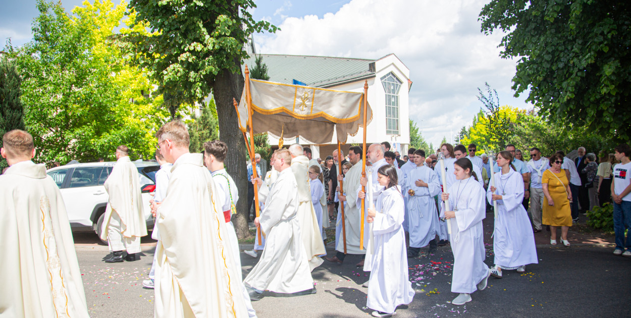 Procesja Bożego Ciała w parafii św. Antoniego