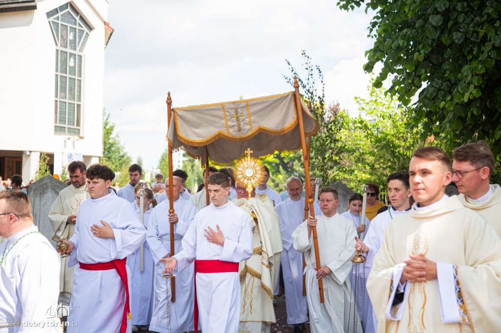 Procesja Bożego Ciała w parafii św. Antoniego