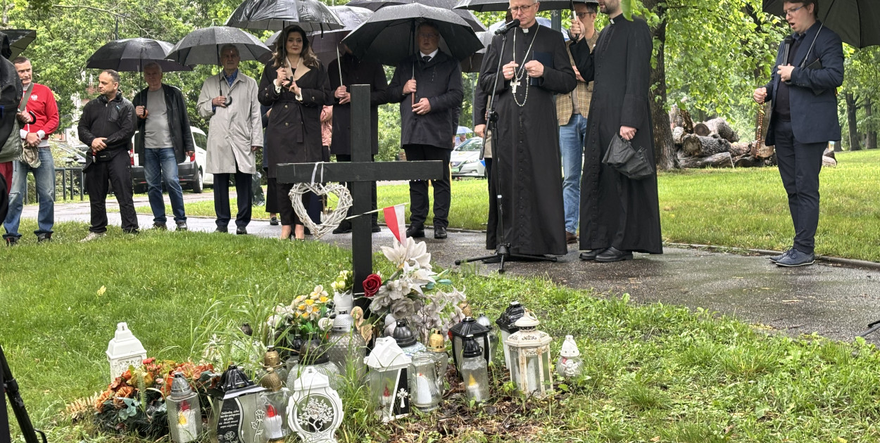 Modlitwa w Parku Glazja rok po tragedii