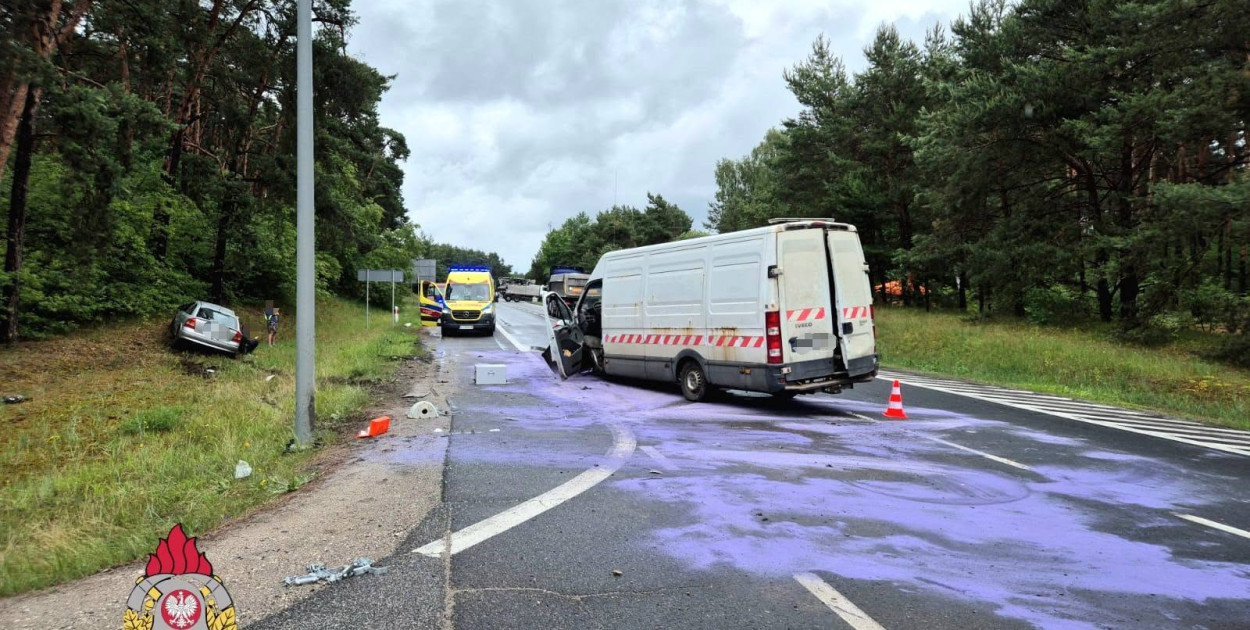 Wypadek na DK15