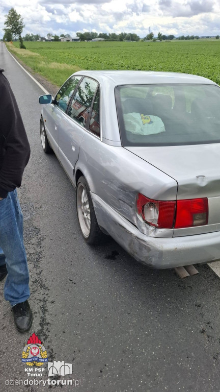 Zdarzenie drogowe pod Lubiczem