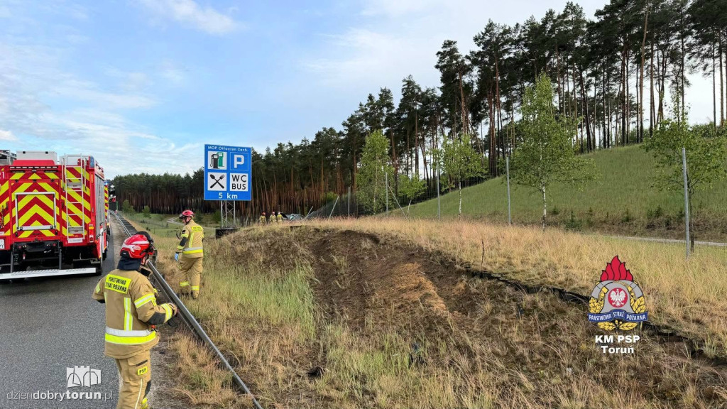 Wypadek na A1 pod Toruniem