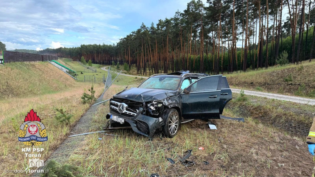 Wypadek na A1 pod Toruniem