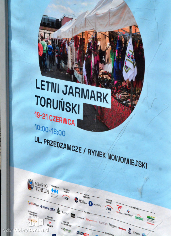 Letni Jarmark Toruński na Rynku Nowomiejskim