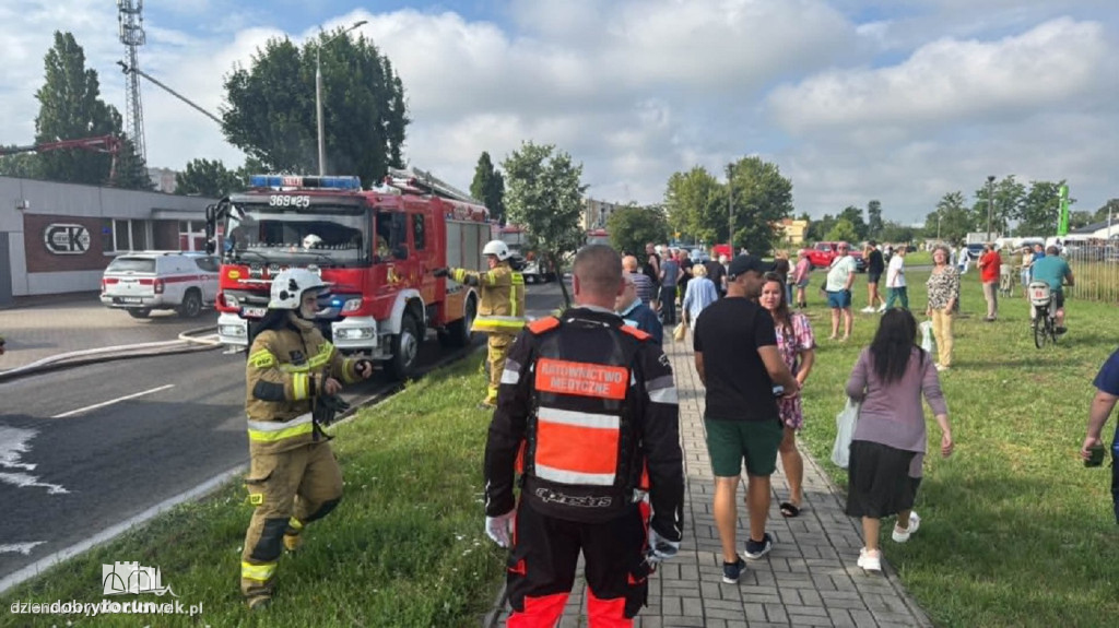Groźny pożar we Włocławku