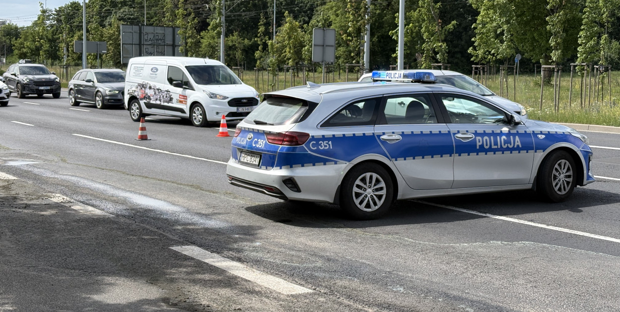 Na Szosie Lubickiej spłonął bus