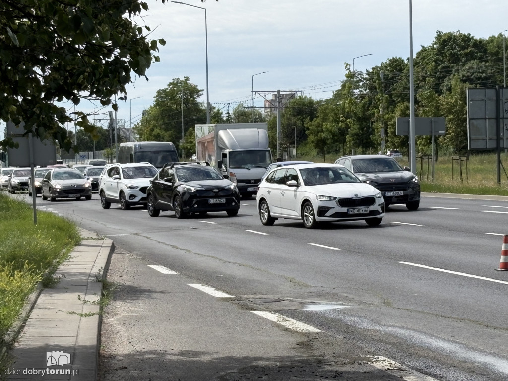 Na Szosie Lubickiej spłonął bus