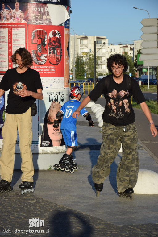 Nightskating w Toruniu