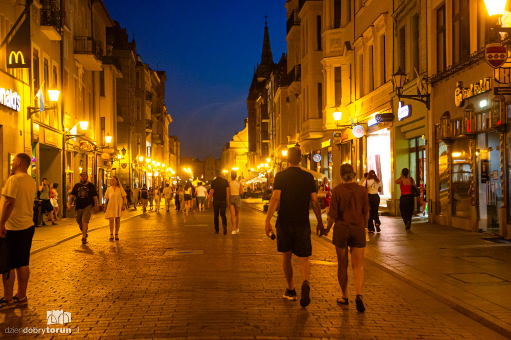 Gorąca sobotnia noc w Toruniu