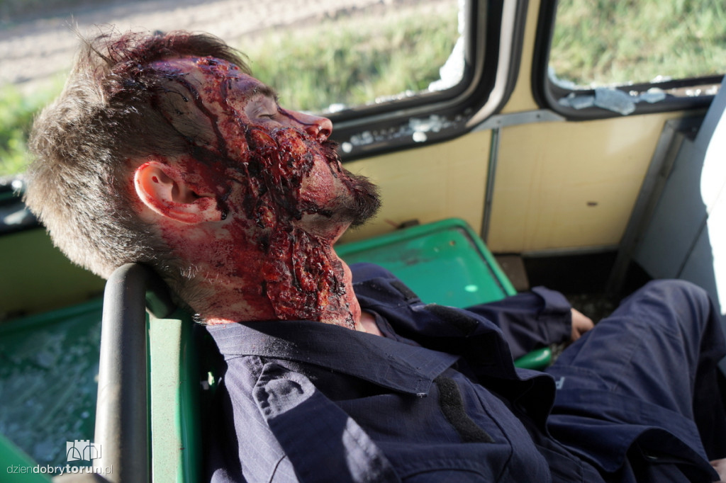 Eksplozje, dym i tramwaje na poligonie