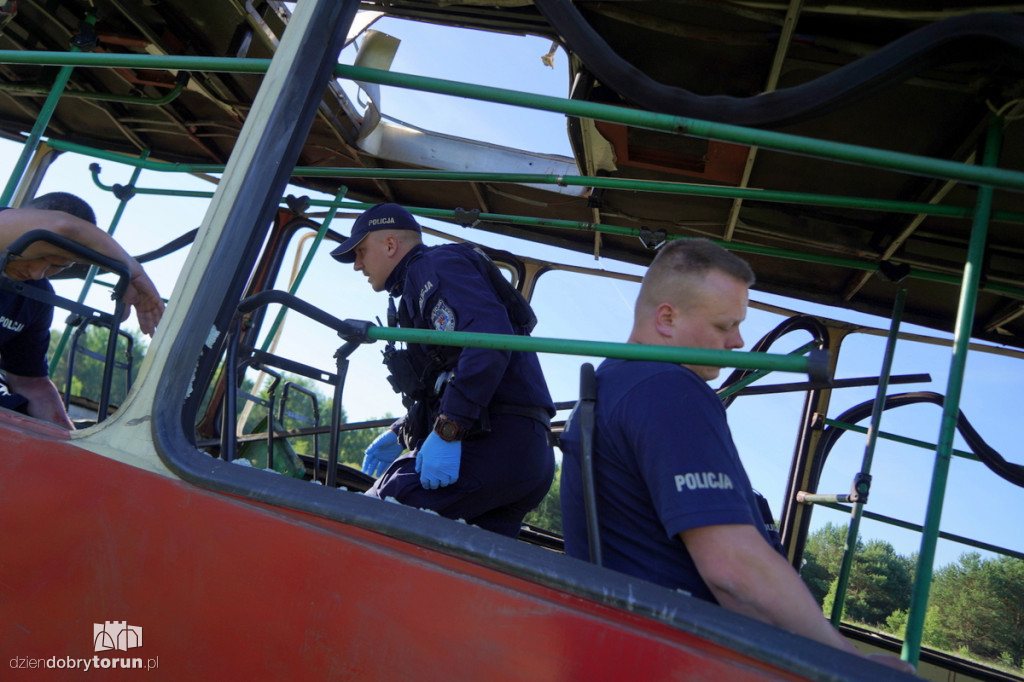 Eksplozje, dym i tramwaje na poligonie