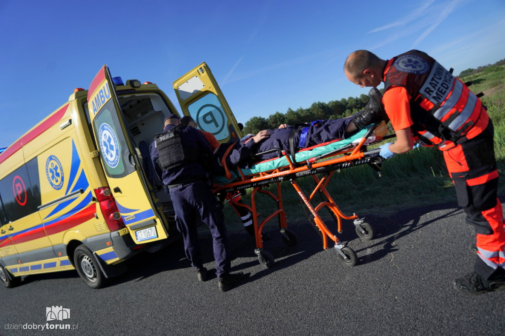 Eksplozje, dym i tramwaje na poligonie