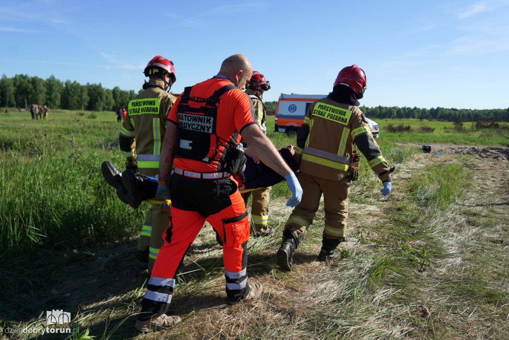 Eksplozje, dym i tramwaje na poligonie