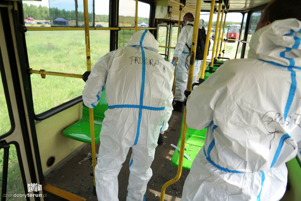 Eksplozje, dym i tramwaje na poligonie