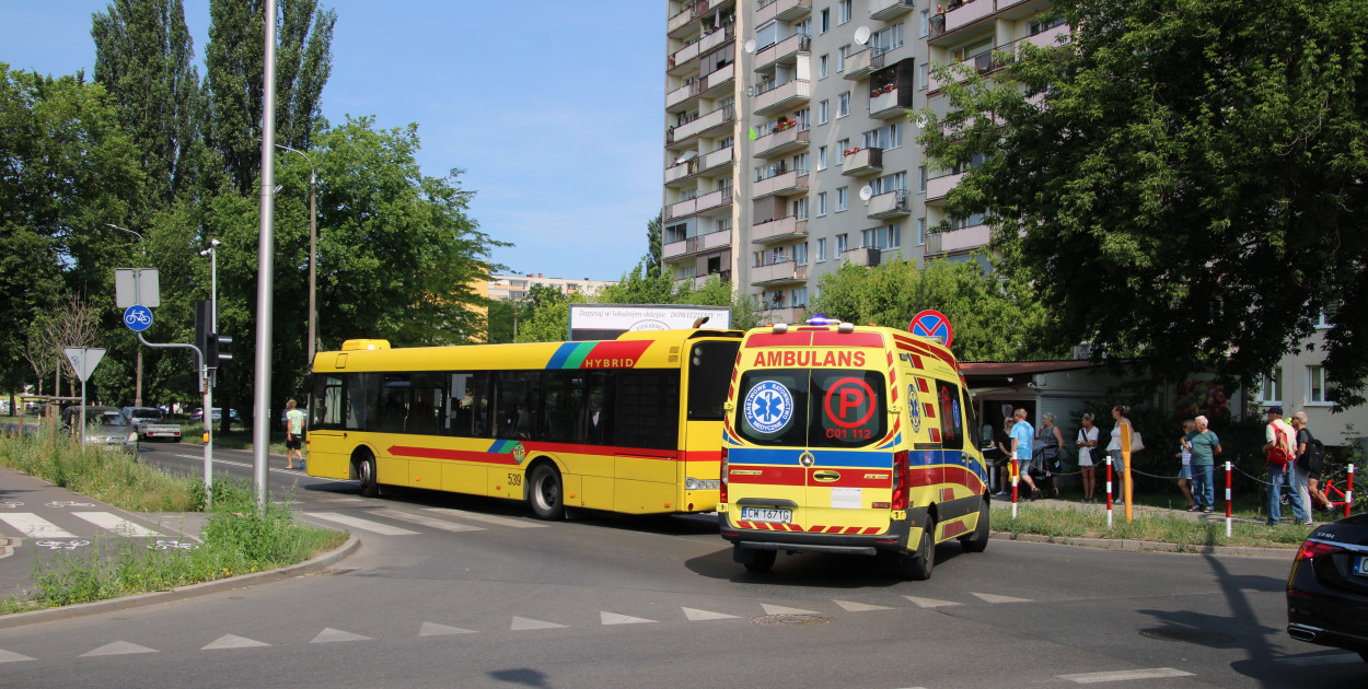 72-latka weszła pod autobus?