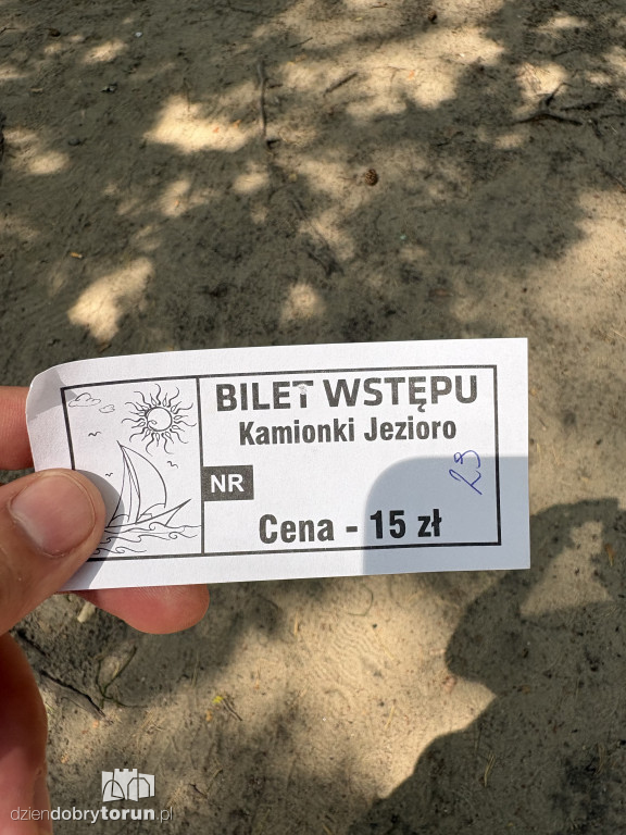 Plaża w Kamionkach Małych