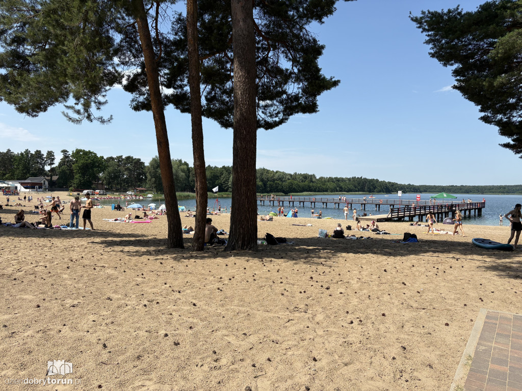 Plaża w Kamionkach Małych