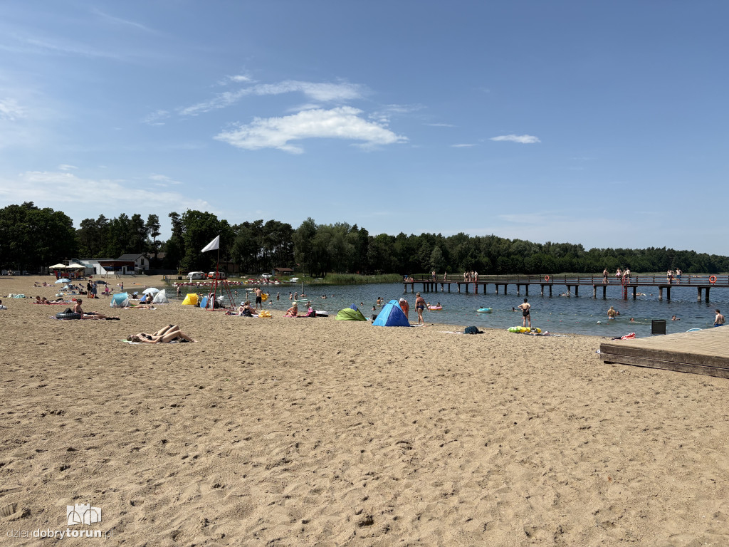 Plaża w Kamionkach Małych