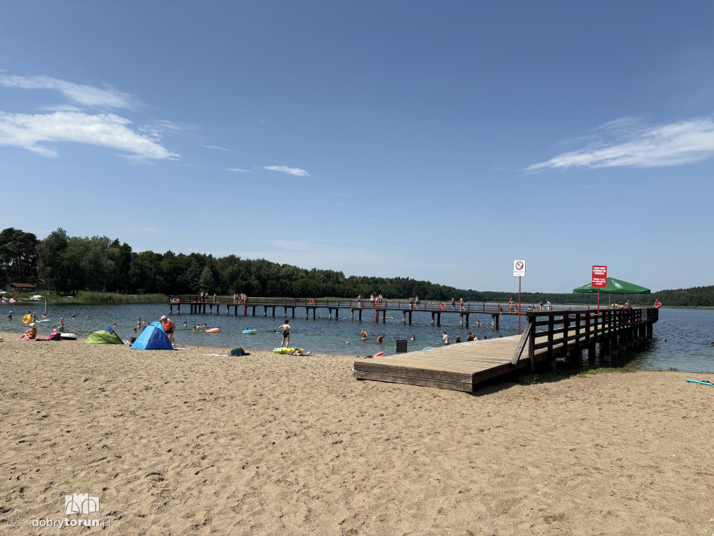 Plaża w Kamionkach Małych