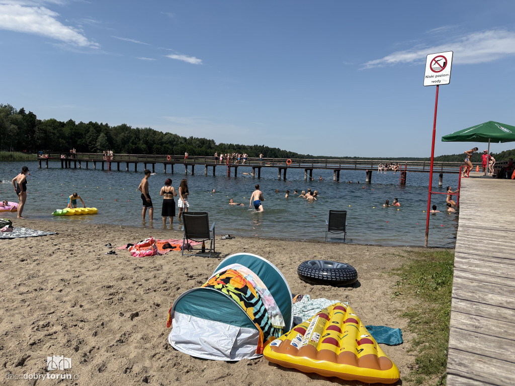 Plaża w Kamionkach Małych