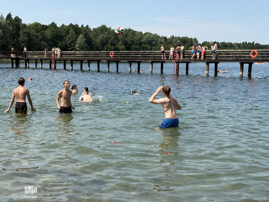 Plaża w Kamionkach Małych