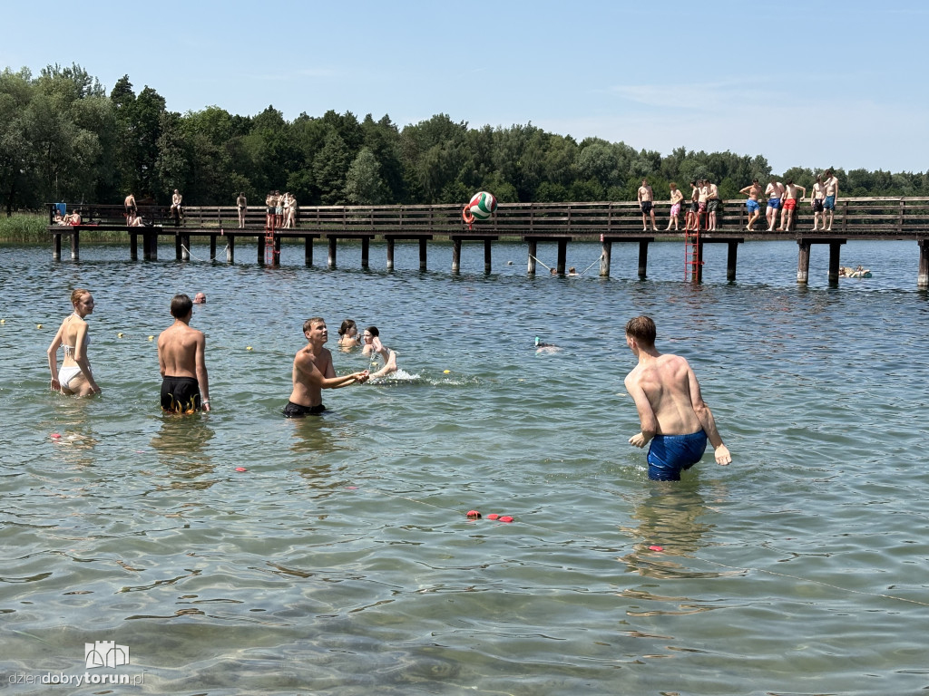 Plaża w Kamionkach Małych