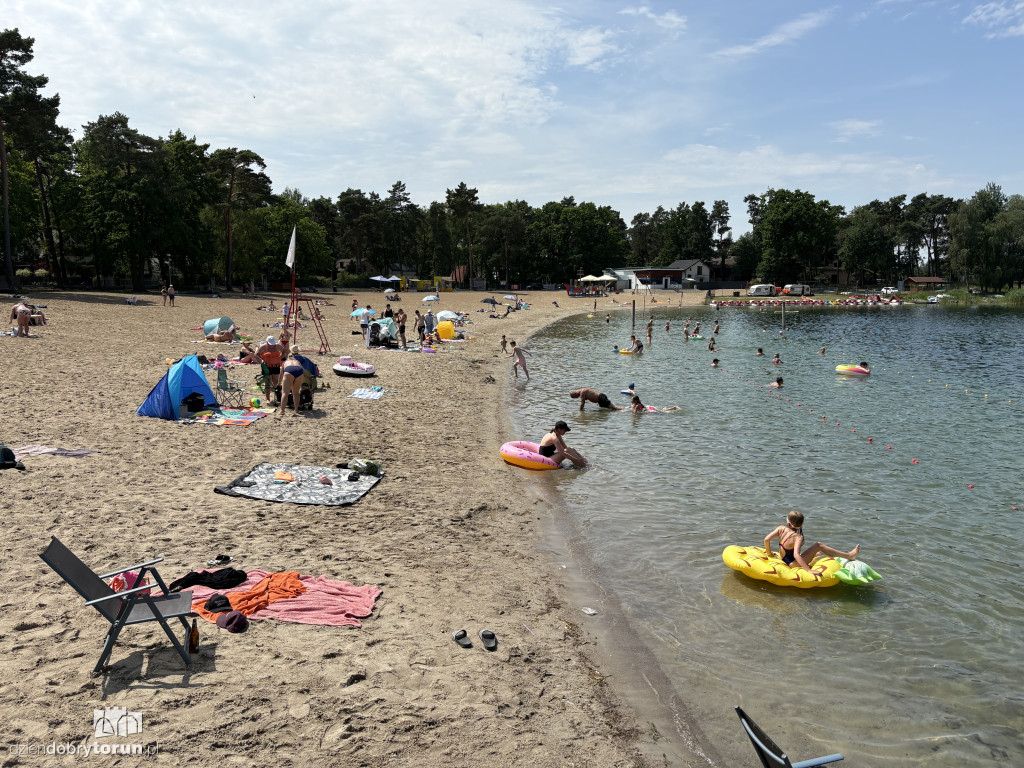 Plaża w Kamionkach Małych