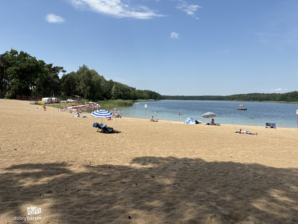 Plaża w Kamionkach Małych