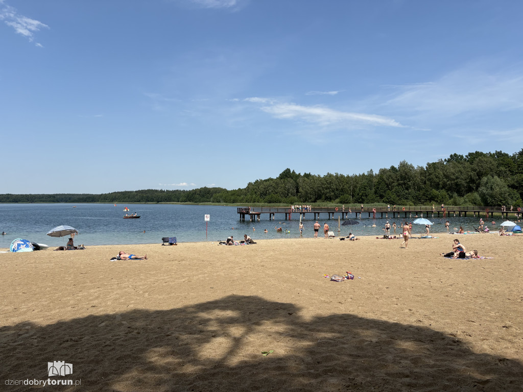 Plaża w Kamionkach Małych