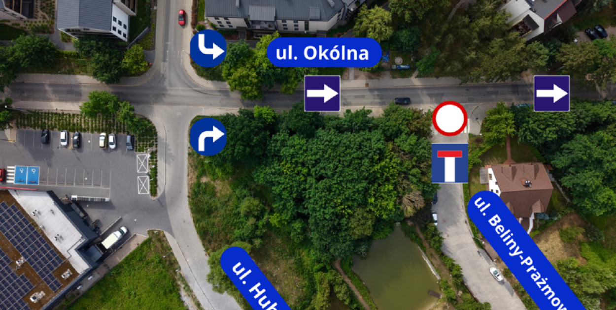 Tak będzie wyglądać ruch na Okólnej