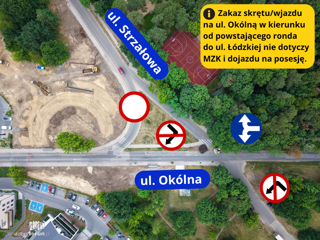 Tak będzie wyglądać ruch na Okólnej