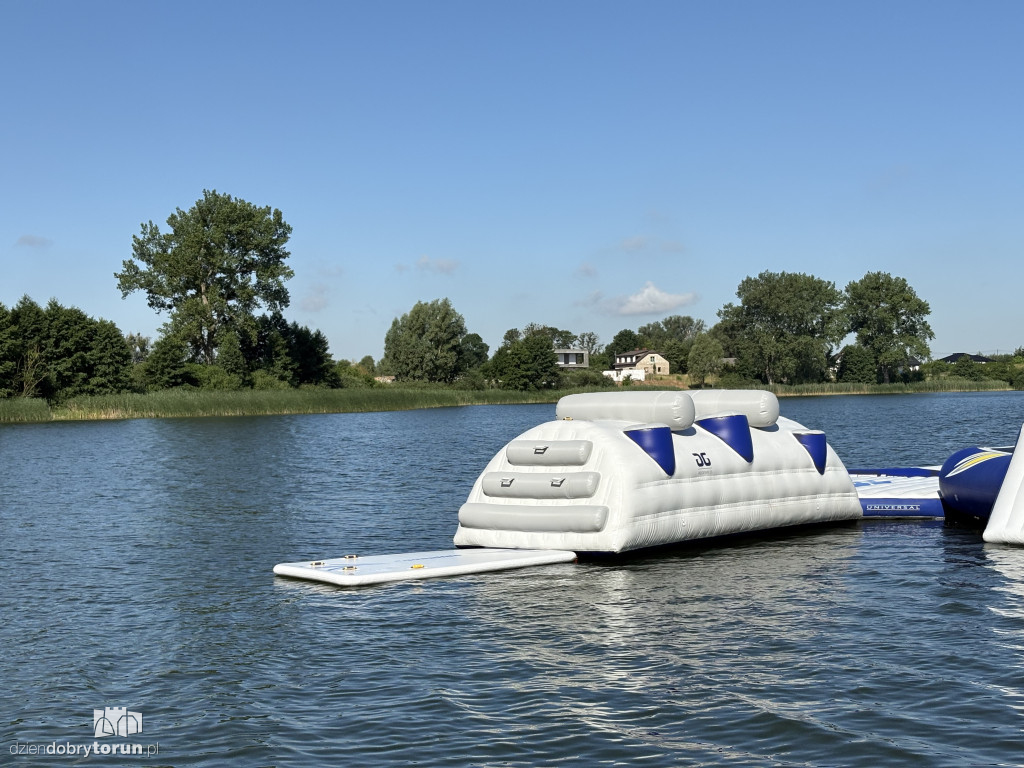 Plaża nad Jeziorem Zamkowym w Wąbrzeźnie
