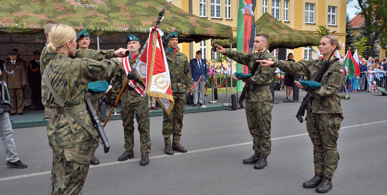 Przysięga wojskowa w Toruniu