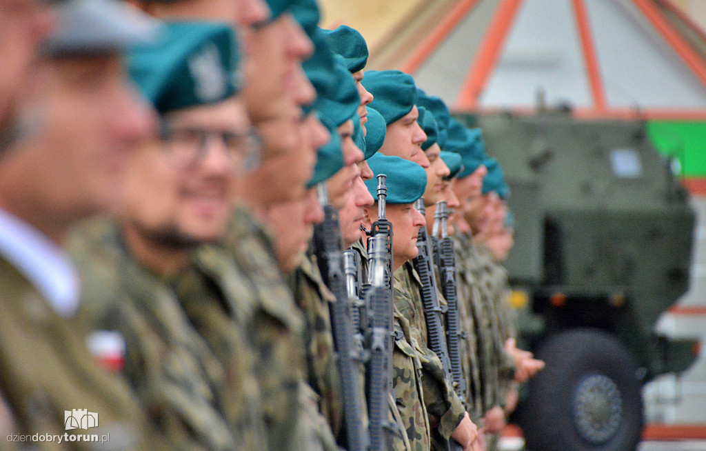 Przysięga wojskowa w Toruniu