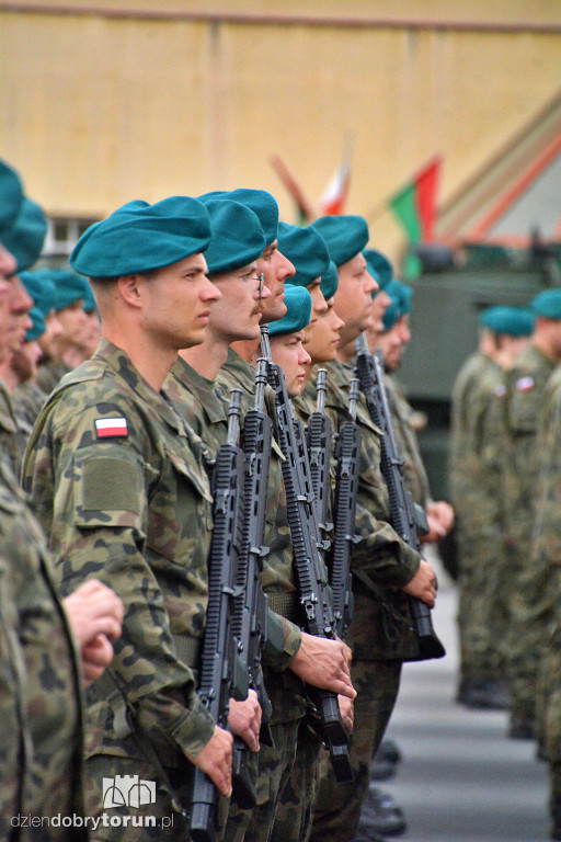 Przysięga wojskowa w Toruniu